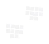 Housoutil 2 Ensembles Stickers Adhésifs Double Face Transparent Autocollants Forts Et Imperméables Pour Fixation Murale Et Invisibles Pour Décoration Et Organisation 20 Pièces * 2