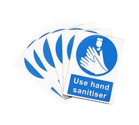Housoutil 2 Ensembles Stickers Pvc Pour Lavage Des Mains Autocollants Signaux Pour Bureau Maison 6 Pièces * 2