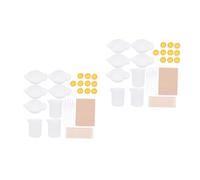 Housoutil 2 Ensembles Tasse à Mesurer Silicone Diy pour Époxy Ensemble de Outil de Mélange Distribution pour Artisans et Créateurs