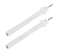 Housoutil 2 Pièces Aiguille d'allumage du poêle à gaz accessoire barbecue accessoire de cuisine allumeur d'étincelle de cuisinière à gaz aiguille d'allumage de cuisinière à gaz en céramique