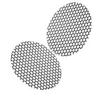 Housoutil 2 Pièces Boîtier Arrière de Sèche-cheveux Noir en Nylon, Filet | Remplacement sans Couture, Protection la Poussière et Maintien Interne Propre, Usage Maison et Voyage