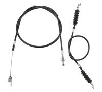 Housoutil 2 Pièces Câble de Commande de Vitesse pour Voiture de Golf Compatible, Plastique et Alliage, Réponse Rapide, Adapté pour Remplacement Club