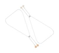 Housoutil 2 pièces Chaîne de Maintien pour Écouteurs sans Fil Légère et Portable Antiperte Magnétique Décorative pour Accessoire Pratique et Élégant pour Sport et Quotidien Lot