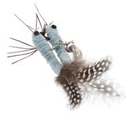 Housoutil 2 Pièces Chat en Peluche Plumage D'insecte, Solide pour Changer Le Comportement de Morsure et Passer du Temps Votre Chat