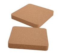 Housoutil 2 Pièces Cork Pad For Leather Stamping Punching Board With Antislip Base Quick Positioning For DIY Leather Crafting Handbags Wallets