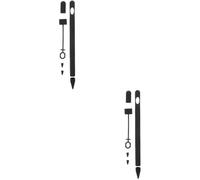 Housoutil 2 Pièces Couverture Stylus Case Stylus Pen Silicone Cover Pencil Pochette De Silicium Silicone Pencil Cover Pencil Mince Peau Cover Caps Stylo Shell Deuxième Génération Stylo