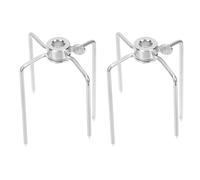 Housoutil 2 Pièces Fourchette à Poulet Rôti en Acier Inoxydable Épais, Ustensile Pratique pour Barbecue et Rôtissoire Électrique, Accessoire Solide Cuisine Extérieure