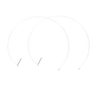 Housoutil 2 Pièces Joint De Porte De Lave-linge Tuyau D'air De Compresseur D'air Peigne Extra Large Accessoires Pour Vinyles Verrouillage Des Bâtons De Randonnée Silver Fil D'acier