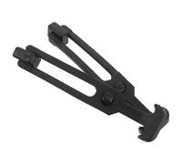 Housoutil 2 Pièces Loquet Élastique Amortisseur Poignée T en Caoutchouc Noir pour Boîte à Outils Marine et Camion, Compatibilité Polyvalente et Prise Sécurisée
