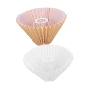 Housoutil 2 pièces Lot Abats Jours Plissés Tissu pour Lampe de Bureau et Lampadaire Design Élégant Blanc et Couverture de Remplacement Lumineuse et Confortable pour Décoration Intérieure