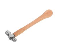 Housoutil 2 Pièces Mini Marteau à Tête Ronde Acier avec Manche Outil de Polissage et Estampage Bijouterie Marteau à pour Bricolage et