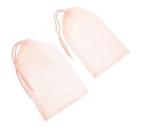 Housoutil 2 Pièces Paquet à Chaussures de Danse en Polyester Respirant avec Cordon de Serrage Sécurisé pour Rangement de Chaussures de Ballet, pour Cours et Voyages