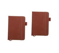 Housoutil 2 pièces Pocket Notebook Portable Notepad For Students And Office Compact Memo Pad For Notes Diaries Meetings And The Go Use