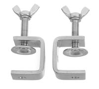 Housoutil 2 Pièces Serrage-joints C en Acier Inoxydable Robustes, Mini Pinces Compactes Portables, Ouverture 30mm, pour Travaux de Menuiserie