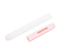 Housoutil 2 Pièces Silicone Stylet Couverture Crayon Protecteur Silicone Durable Stylet Manchon Couverture pour Crayons Manchon Stylo Cas Écriture Rose