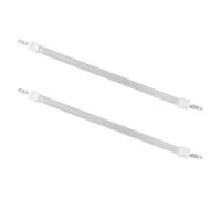 Housoutil 2 Pièces Tube Chauffant en Quartz et Céramique Blanc pour Radiateur D'appoint Électrique, Distribution Rapide et Uniforme Chaleur, Design Compact pour Chambres et Espaces