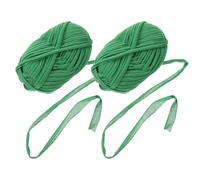 Housoutil 2 Sangles de Support pour Arbres de Jardin en Tissu Résistant Attaches Élastiques Vertes Multifonctions Maintien Stable des Plantes et Arbustes Fixation Réglable pour Jardin