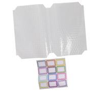 Housoutil 20 pièces Films de Auto Adhésifs Étanches Couverture Plastique Mate Antirayures pour Protection des Scolaires et Format Petit Paquet