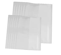 Housoutil 20 Pièces Housse de Protection pour Manuels Scolaires Ensemble de Couverture Transparente avec Bande Adhésive Protège Cahiers Étanches pour Compatible et Vos des Rayures Usure