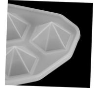 Housoutil 20 Pièces Moule Silicone Résine Forme Diamant Petit et Grand Compatible Époxy et Bricolage Bijoux Faits Main pour Décoratives et Accessoires Artisanaux