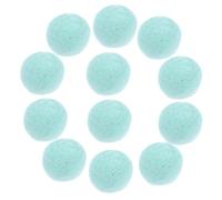 Housoutil 20 Pièces pelote de Laine Ornements de Boule de Pom Pom Feutre Artisanat décoration en Feutre de Laine Boules de décorations Perles de Feutre Mousse Light Green