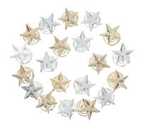 Housoutil 20pièces Épingles Cheveux Spirales Étoiles Barrettes Spirales Mariées Pinces Cheveux Étoiles