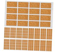 Housoutil 24 feuilles Étiquettes Autocollantes Liège pour Bocaux et Contenants de Cuisine Imperméables et Résistantes à Huile Lot de Petit et Grand Format pour Organisation Alimentaire et