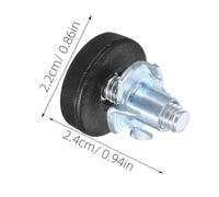 Housoutil 24 pièces Réglables pour Meubles Patins Antidérapants pour Table Chaise Armoire et Établi Protection Sol et Stabilité Améliorée