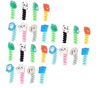 Housoutil 24pièces Organisateurs De Câbles Anti-cassure pour Écouteurs Ensemble De Colorées De Câbles pour USB Mobiles Et Plus