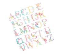 Housoutil 26 Pièces Patches Brodés à Repasser de Lettres Décoratives Anglais pour Vêtements Accessoires Créatifs et Réparations de Vêtements