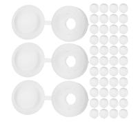 Housoutil 260 Pièces Capuchons Décoratifs pour Vis Auto-taraudeuses Blancs en Pp Surface Antidérapante et Couverture sans Couture pour Meubles et Projets de Fixation