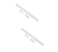 Housoutil 2Pcs Deuxième Génération Anti-Chute Manchon Stylet Étui pour Stylet Manchon pour Étui À Crayons Bouclier De Protection Rappel Silicone Blanc