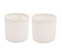 Housoutil 2pièces Abat-jour Pliable Tissu Pour Lampe Couverture Élégante Pour Lampe De Table Lampadaire Appliques Murales Design Simple Et Hauteur