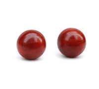 Housoutil 2pièces Balles de Massage Bois de Rosewood Antistress pour Mains Amélioration Circulation Sanguine et Relaxation Articulaire