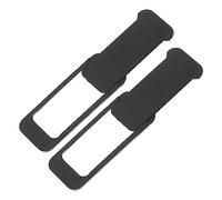 Housoutil 2pièces Cache Webcam Auto-adhésif Protection De Caméra pour Ordinateur Portable Et Smartphone Couverture Glissante De Confidentialité Noir