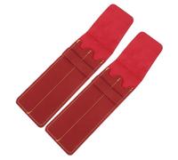 Housoutil 2pièces Pochette De Rangement Cuir pour Stylos Organiseurs pour Infirmiers Et Médecins Étui à Crayons PU Couleur