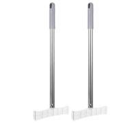 Housoutil 2pièces Support pour Pancarte Portable Acier Inoxydable Réglable pour Manifestations Cérémonies Événements Sportifs Poteaux Légers et Résistants aux Intempéries pour Usage