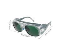 Housoutil 3 paires Lunettes de Soudage Protection Impact Lunettes Sécurité Transparentes pour Femmes Verres Robustes