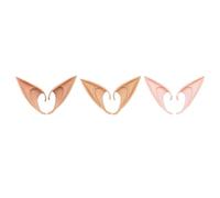 Housoutil 3 Paires Oreilles D'elfe en Latex Douces et Résistantes pour Cosplay et Performance, Accessoire de Fête Amovible