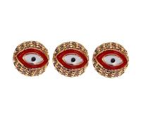 Housoutil 3 Pièces Bracelet Diy Alliage avec Œil Malin de Charms à Intégrer pour Accessoires