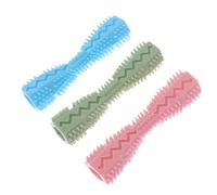 Housoutil 3 Pièces Molaire pour Chien TPR, Bâton à Mâcher Interactif pour Animaux