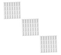 Housoutil 3 Pièces Moule à Domino Silicone Moule Époxy DIY pour Création de Dominoes Personnalisés pour Jeux et Projets Manuels