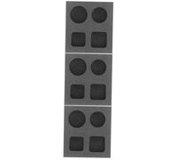 Housoutil 3 Pièces Moule Graphite à Quatre Cavités pour Fusion et Raffinage des Métaux pour Or Cuivre Corrosion et Durable