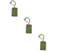 Housoutil 3 Pièces Porte Badge Id Oxford Protège Cartes de Crédit Support Horizontal Pratique pour Organisation pour Cartes Identité