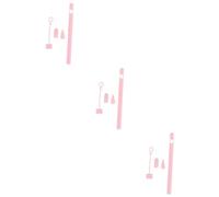 Housoutil 3 Pièces Rose Étui À Crayons Support De Téléphone Coup De Pied pour Téléphone Étui en Silicone Crayon pour Housse De Protection Support De Tablette Étui pour Tablette Enfants