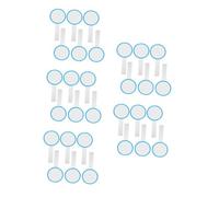 Housoutil 30 Pièces Tableaux Ronds Effaçables à Sec Planches de Score Portables pour Vote et Notation Tableau Blanc à Main Fournitures de Bureau Pratique