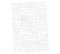Housoutil 32 Feuilles modèle de peinture pochoir réutilisable Créatif lettre des murs Peinture pochoirs pour les enfants gabarit de dessin modèles de dessin l'animal de compagnie