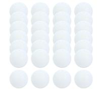 Housoutil 36 Pièces Boules Désodorisantes, Sphériques, Blanches | Simple et Élégante, PP et Fibre Synthétique Végétale pour Paquet de Sport, et Petits Espaces Clos