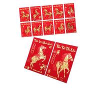 Housoutil 360 Pièces Lunar Chinese Envelopes Year Of The Horse Creative Vietnamese Text Lucky Money Packets For Year Celebrations And Family Gatherings