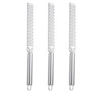 Housoutil 3pièces Râpes à Fromage Inox Longues à Poignée Antidérapante Râpe Truffe Chocolat Légère et Portable pour Cuisine et Restaurant